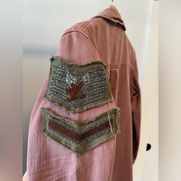 Free People Embellished Military Jacket - Picture 7 of 10